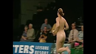 Female Streakers At Bowls & Snooker (2 women decide to liven up the sports)