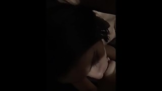 Slim girl deepthroats cock (full) *classic stroke*