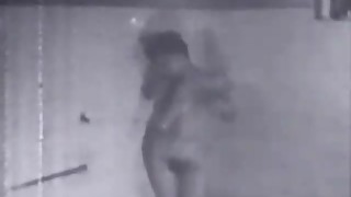 Spying on a Showering Mature MILF