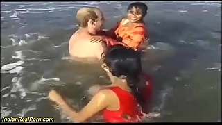 wild indian sex fun on the beach