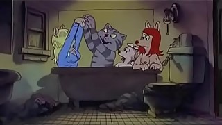 Fritz the Cat (1972): Bathtub Orgy (Part 1)